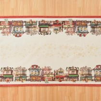 Tischläufer Belum Christmas City Bunt 45 x 140 cm