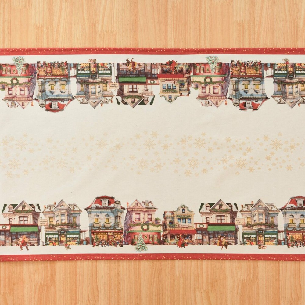 Tischläufer Belum Christmas City Bunt 45 x 140 cm