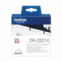 Bande continue de papier thermique Brother DK-22214 Blanc