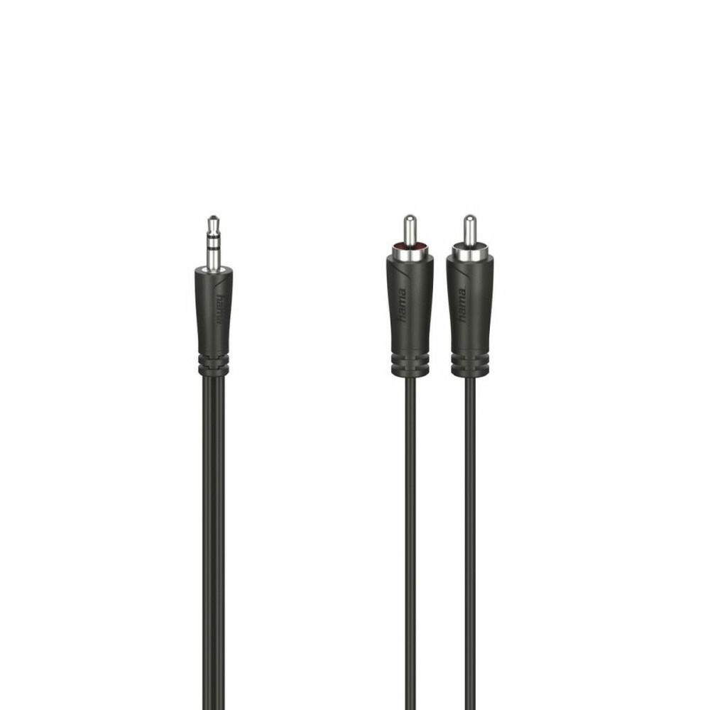 Kabel Audio auf 2 RCA Hama 00205110 Schwarz 1,5 m