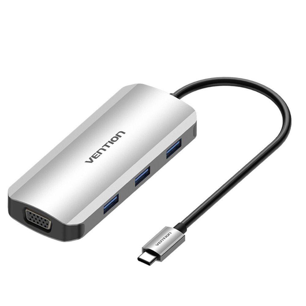 Hub USB Vention TOIHB 100 W Silberfarben