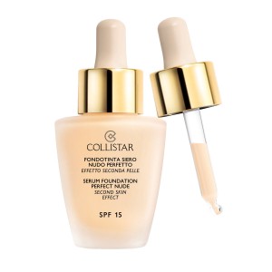 Fluid Makeup Basis Collistar Perfect Nude Nº 1 Ivory Spf 15 30 ml