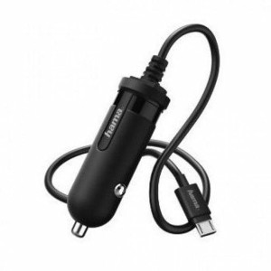 Car Charger Hama 12V 2,4A Black