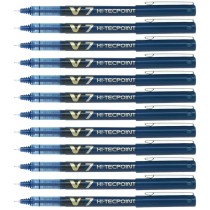 Liquid ink pen Pilot V-7 Hi-Tecpoint Blue 0,5 mm (12 Units)