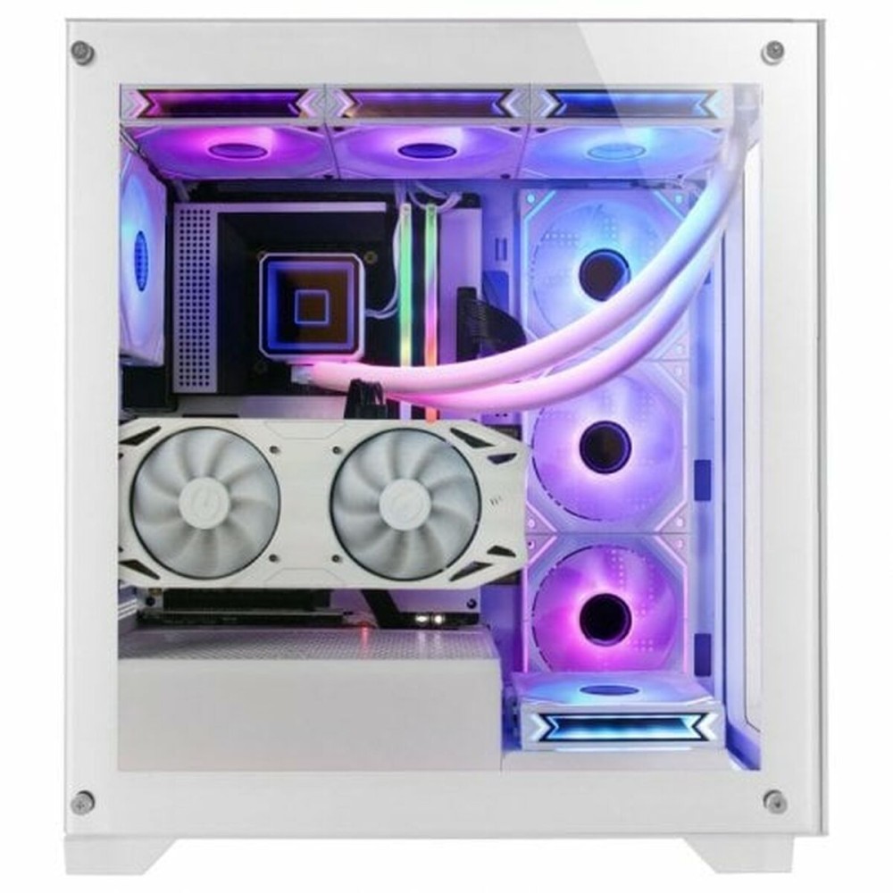 ATX Semi-tower Box Mars Gaming MCXPW White