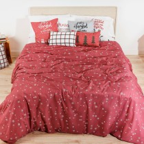 Housse de Couette Decolores Laponia Multicouleur 175 Fils 220 x 220 cm Lit 2 persones