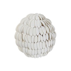 Decorative bauble Home ESPRIT White 9 x 9 x 9 cm