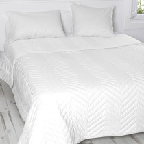 Bedspread (quilt) HappyFriday Arista White 270 x 260 cm