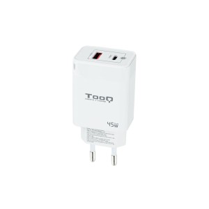 Wall Charger TooQ TQWC-GANQCPD45WT White 45 W (1 Unit)