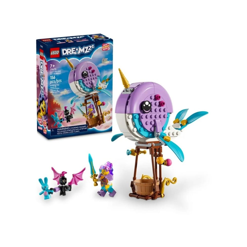 Construction set Lego Dreamzzz 71472 Izzie's Narwhal Hot-Air Balloon Multicolour 156 Pieces