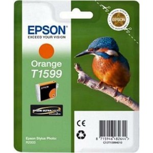 Ruban Matriciel Original Epson Cartucho T1599 naranja Orange