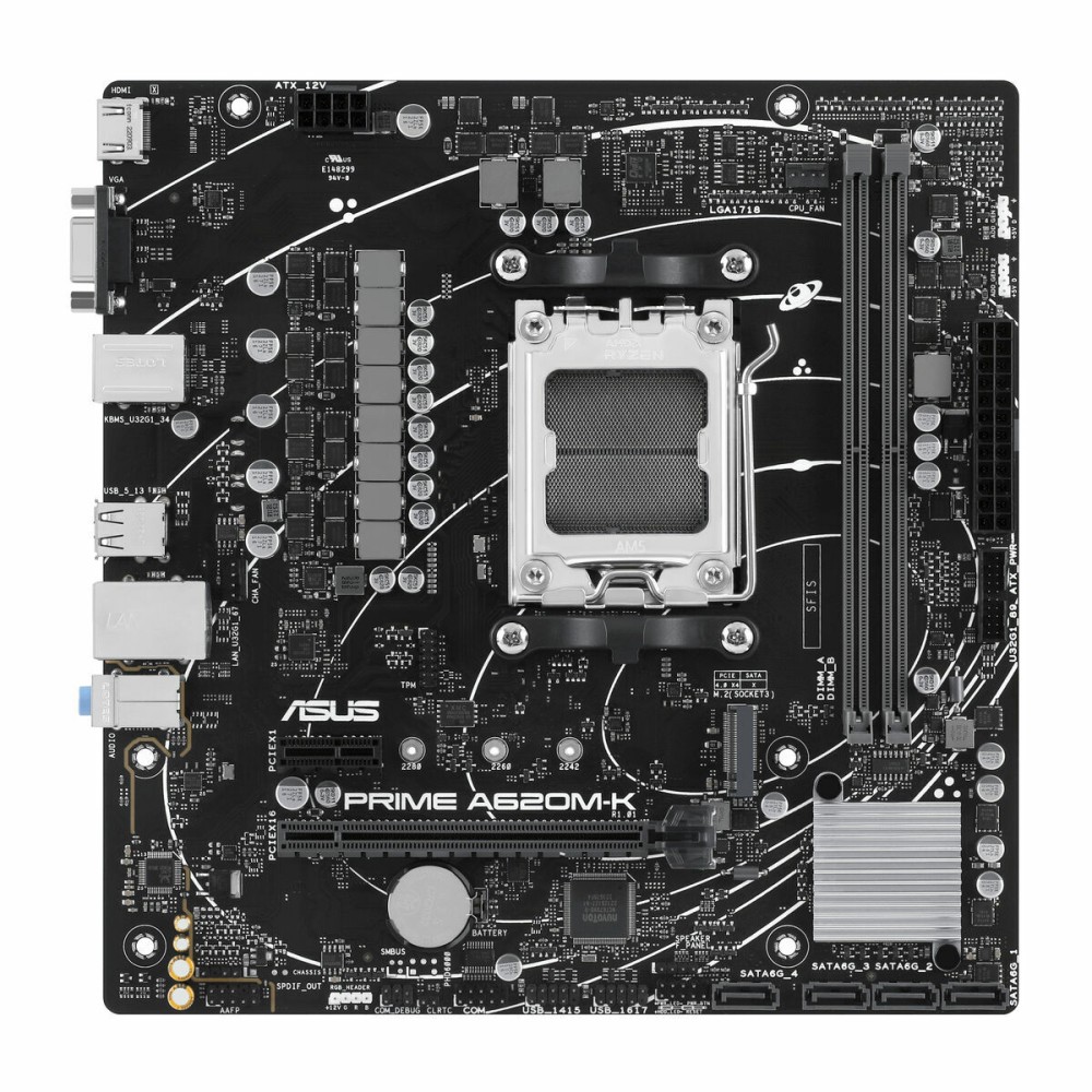 Carte Mère Asus A620M-K AMD AM5 AMD