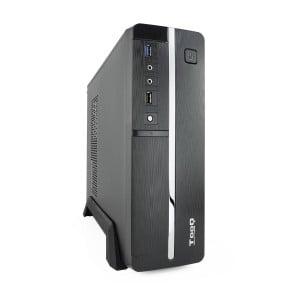 ATX Mini-Tower Gehäuse mit Stromzufuhr TooQ TQC-3005U3 Slim USB 3.0 Schwarz 500 W