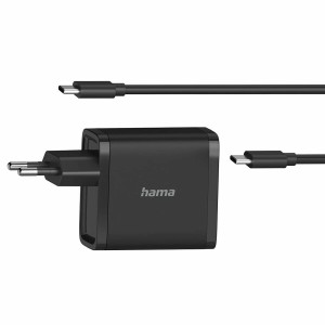 Laptopladekabel Hama 00200005 Schwarz