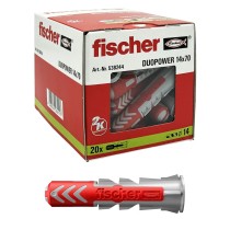 Stollen Fischer DuoPower 538244 Ø 14 x 70 mm Nylon (20 Stück)