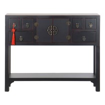 Console DKD Home Decor Fir Black 95 x 24 x 79 cm MDF Wood