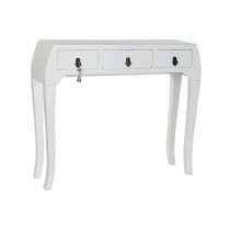 Console DKD Home Decor Blanc Argent Sapin Bois MDF (96 x 26 x 80 cm)