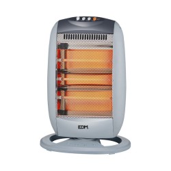 Quartz Heater EDM 07136 Black 1200 W