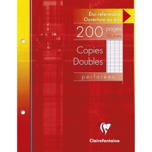 Notebook Clairefontaine Red White (Refurbished A+)