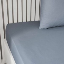 Drap housse TODAY Gris 90 x 190 cm Denim