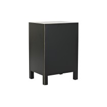 Table de Nuit DKD Home Decor Blanc Noir Doré Sapin Bois MDF 45 x 36 x 66 cm