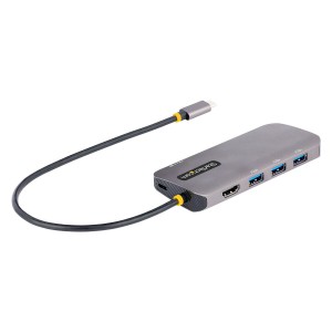 Hub USB Startech 127B-USBC-MULTIPORT Gris