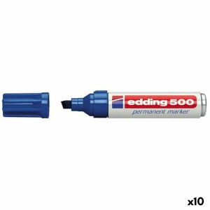 Dauermarker Edding 500 Blau (10 Stück)