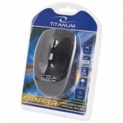 Schnurlose Mouse Titanum TM105K SNAPPER Schwarz