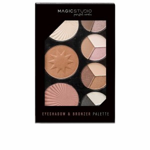 Palette d'ombres à paupières Magic Studio 250417 Bronzant 23 g