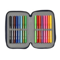 Trousse Scolaire avec Accessoires F.C. Barcelona 12.5 x 20.5 x 6 cm (41 Pièces)