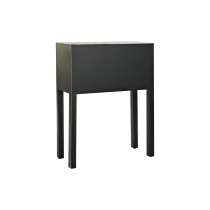 Console DKD Home Decor Blanc Noir Doré Métal Sapin Bois MDF 63 x 28 x 83 cm