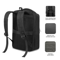 Laptop Backpack Subblim SUBBP-2BL1015 Black