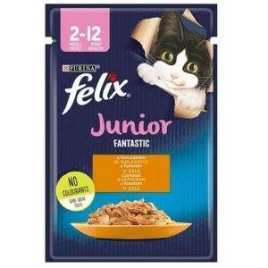 Aliments pour chat Purina Fanstastic Poulet 85 g