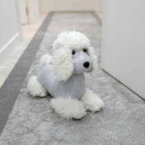 Door stop Versa Textile 15 x 28 x 31 cm Dog White