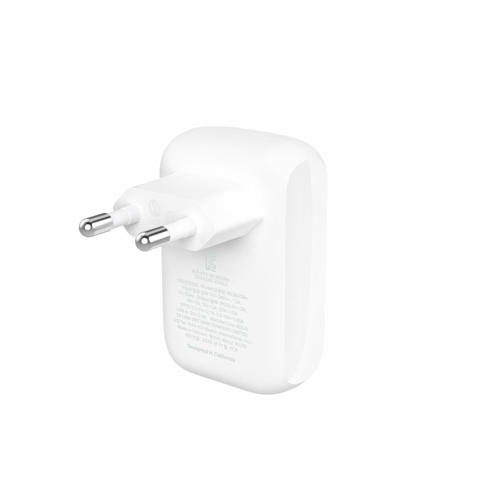 Chargeur mural Belkin WCB009VFWH Blanc