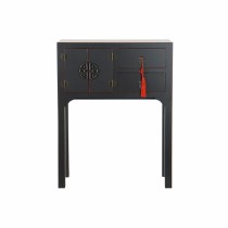 Console DKD Home Decor Noir Multicouleur Bois Sapin Bois MDF 63 x 26 x 83 cm