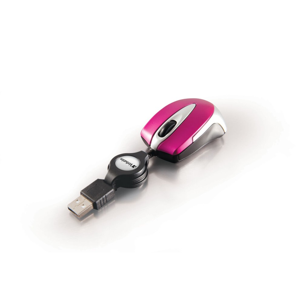 Optical mouse Verbatim 49021 Pink