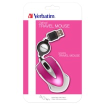 Optical mouse Verbatim 49021 Pink