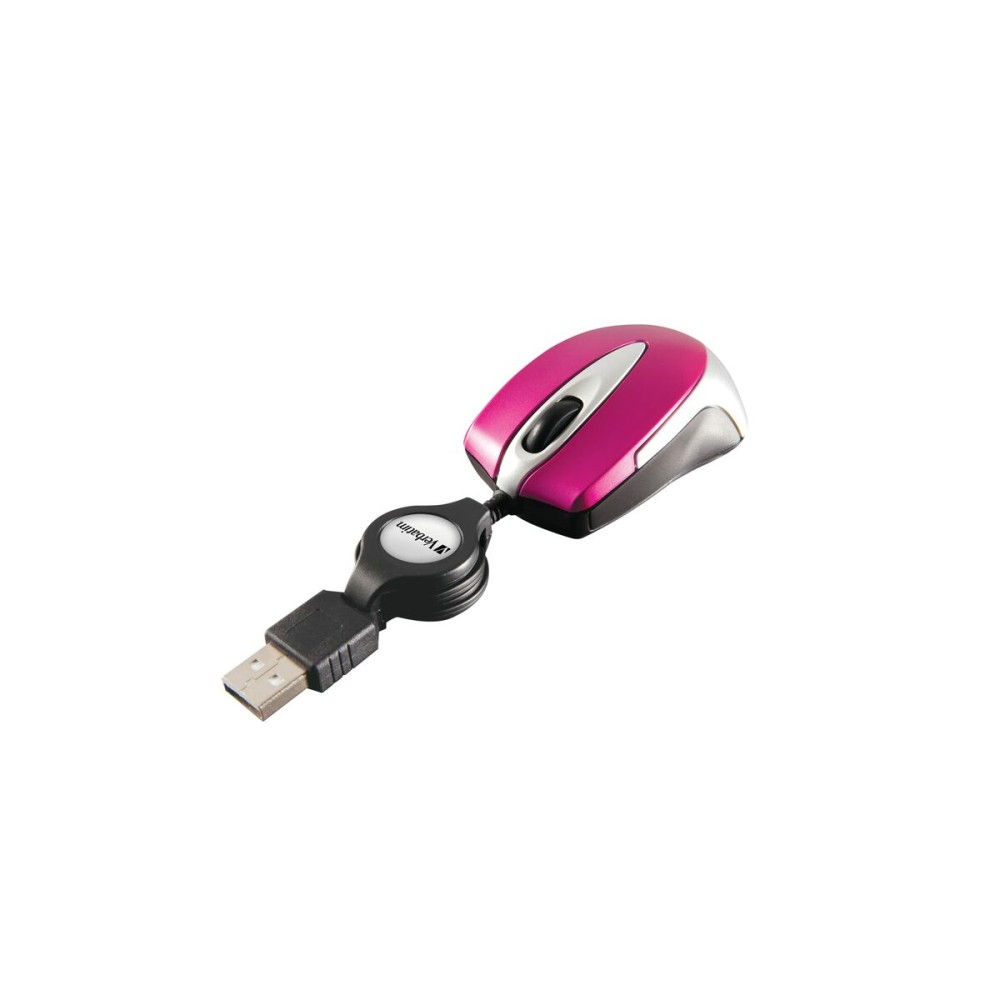 Optical mouse Verbatim 49021 Pink