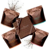 Gesichtspeeling Cocosolis Luxury Coffee Scrub Box 4 Stücke