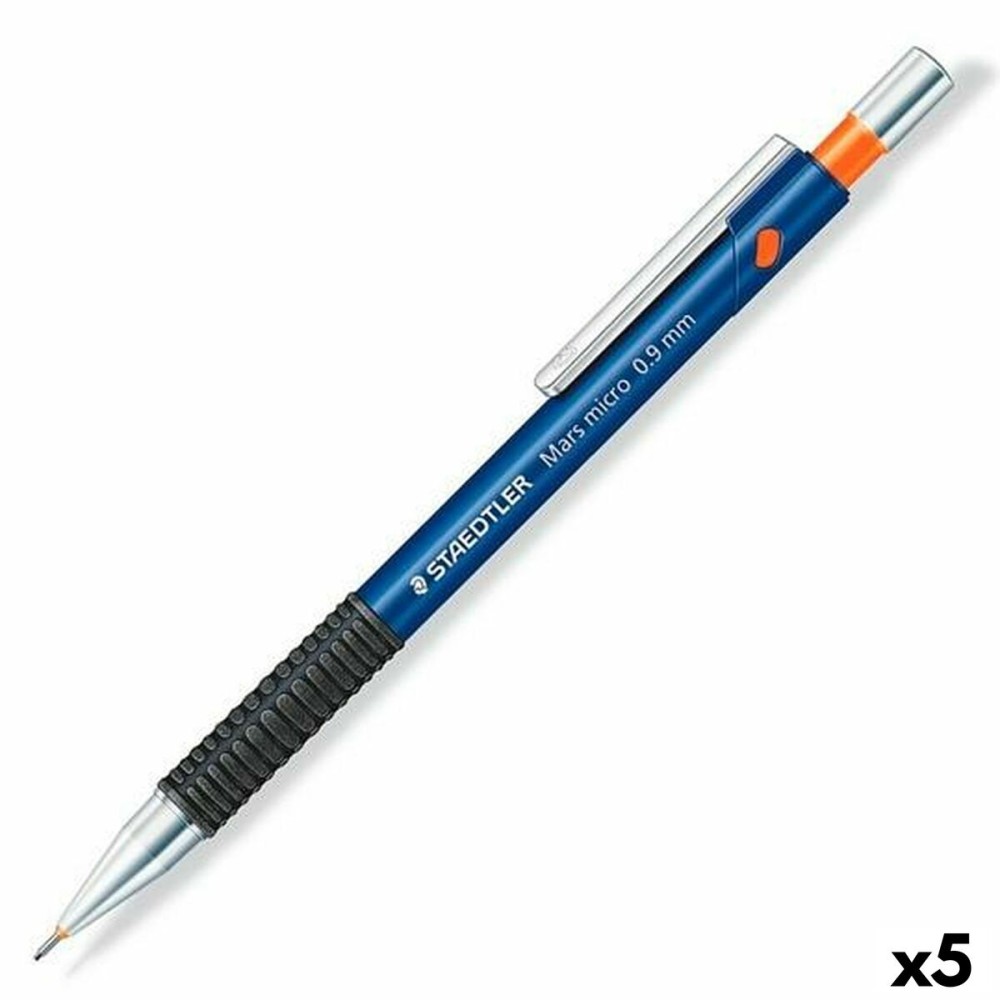 Druckbleistift Staedtler Mars Micro Blau 0,5 mm (5 Stück) (10 Stück)