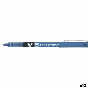 Flüssigtintenstift Pilot V-5 Blau 0,3 mm (12 Stück)