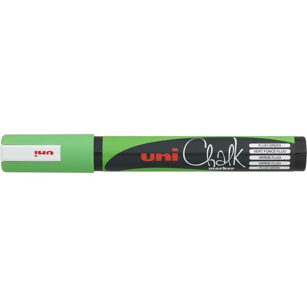 Flüssige Kreidemarker Uni-Ball PWE-5M grün (6 Stücke)