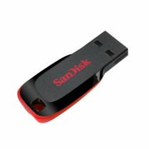 Clé USB SanDisk Cruzer Blade Noir Noir/Rouge 16 GB (1 Unité)