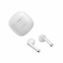 Headphones with Microphone CoolBox TWS-01 White