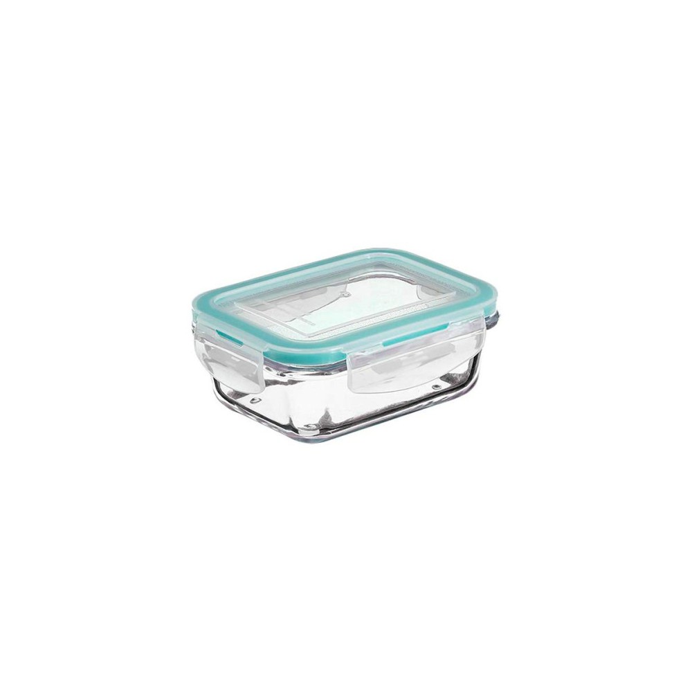 Lunch box 5five Simply Smart Blue Transparent Crystal 330 ml 13 x 10 x 5 cm