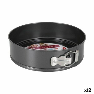 Moule amovible Quttin Noir Acier de carbone 24 x 7 cm (12 Unités)