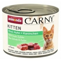 Aliments pour chat Animonda Carny Kitten Poulet Veau Lapin 200 g