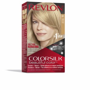 Dauerfärbung Revlon Colorsilk Ohne Ammoniak Nº 81 Rubio ultra claro brillante