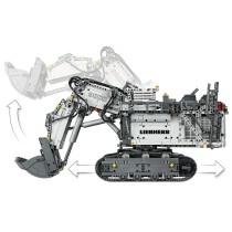 Playset Lego Technic: Liebherr R9800 Excavator 42100 4108 Pieces 27 x 39 x 65 cm